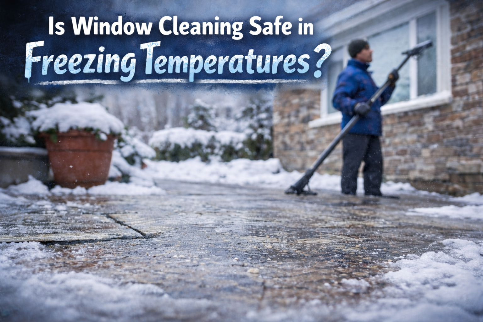 Is Window Cleaning a Slip-hazard in Sub-zero Temperatures?