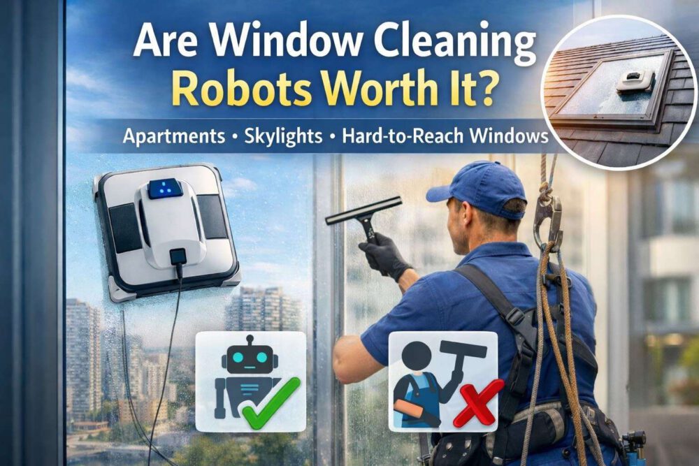 Are Window Cleaning Robots Worth It? A Practical Guide For Apartments & Homes With Skylights